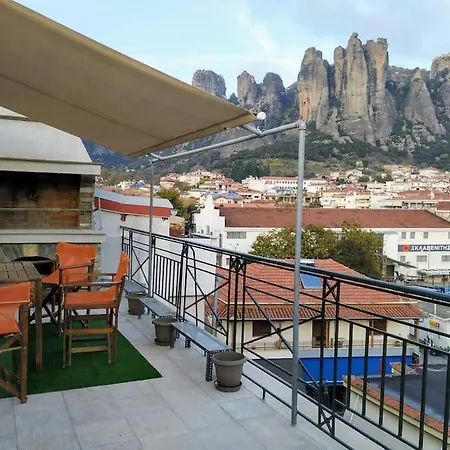 View Of Meteora In 
