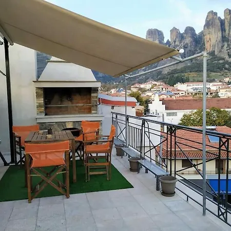 View Of Meteora In 