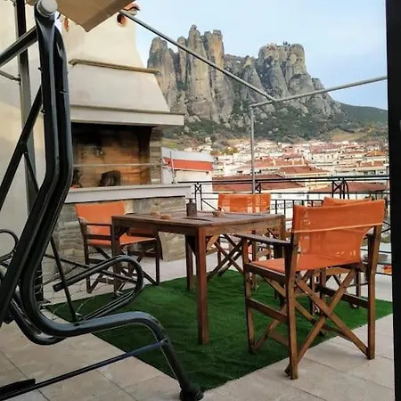 View Of Meteora In 